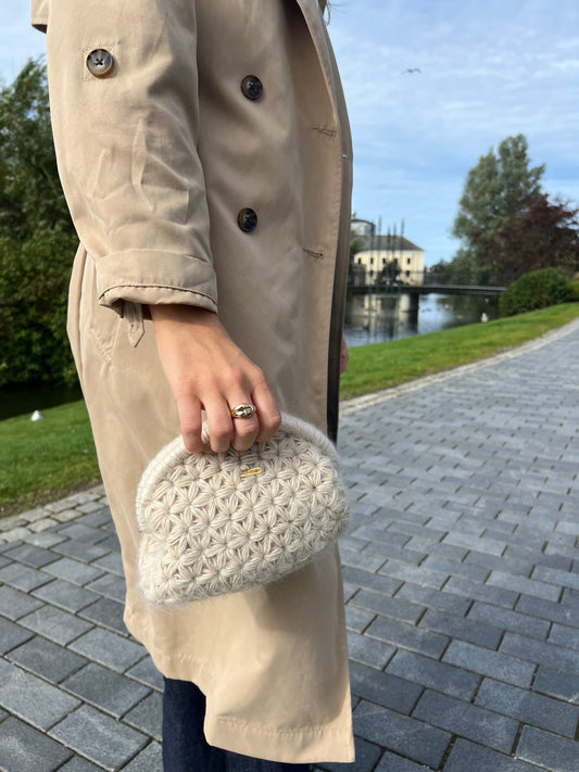 rosé clutch - lys beige
